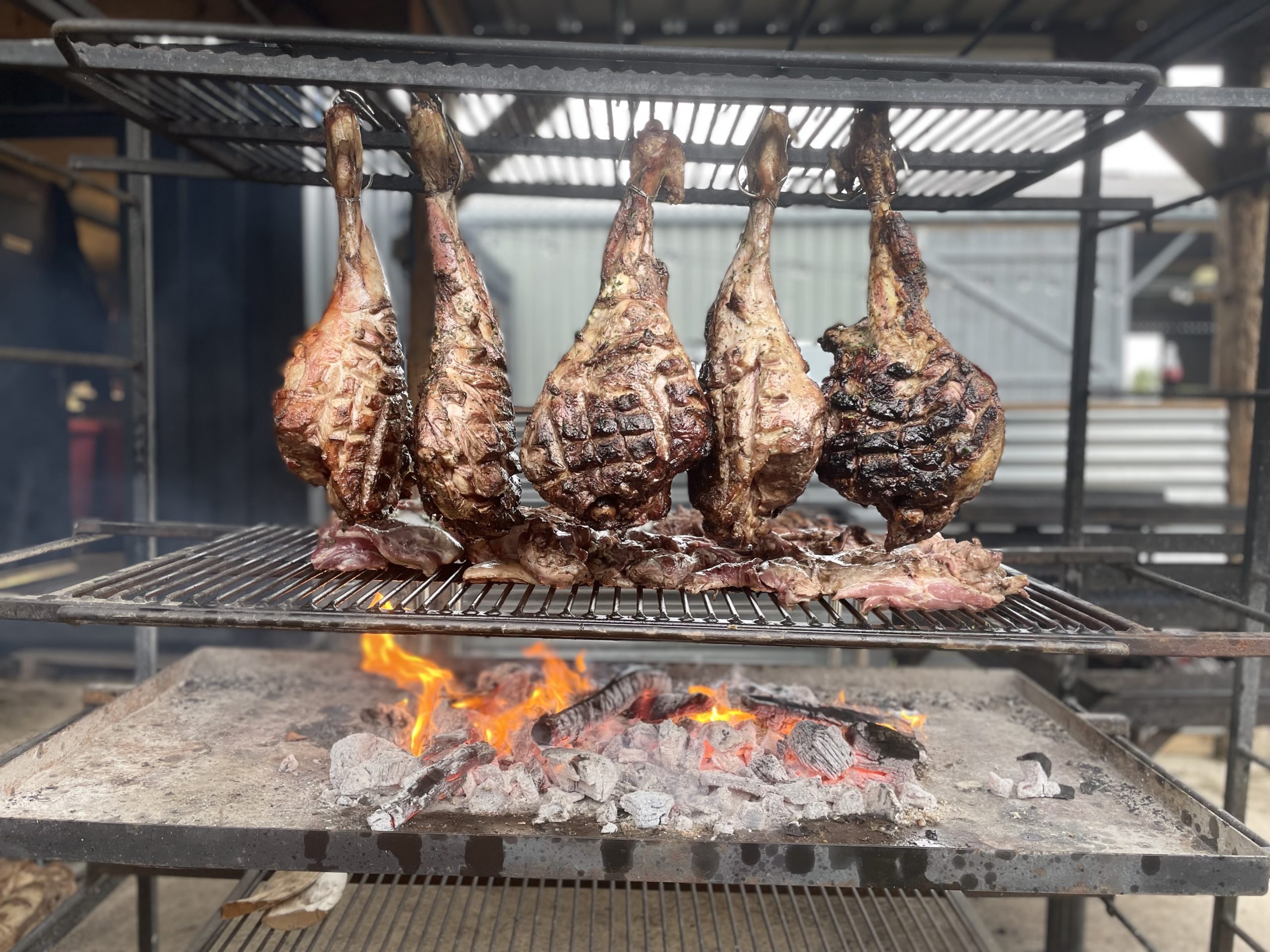 South African Braai Night BBQ near Hay on Wye Herefordshire Drovers Rest