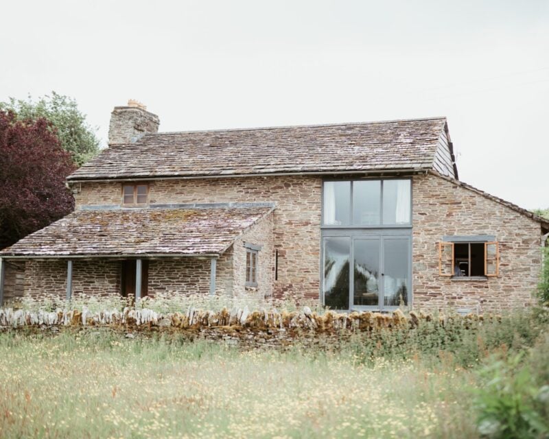 Beautiful stone cottage on the farm at Drovers Rest in the Herefordshire countryside.