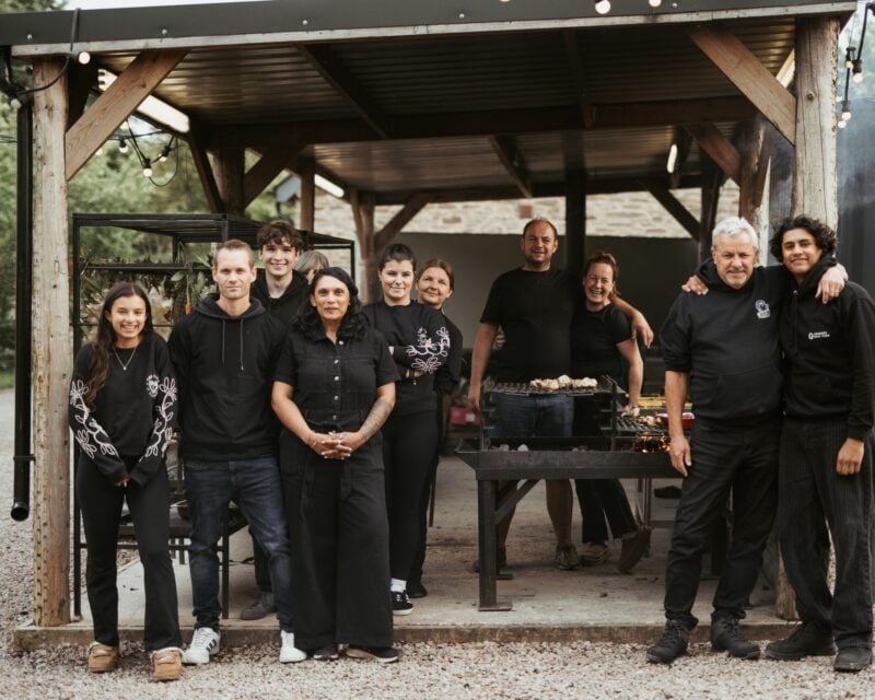The team behind Drovers Rest, a wild events venue in Herefordshire near Hay-on-Wye